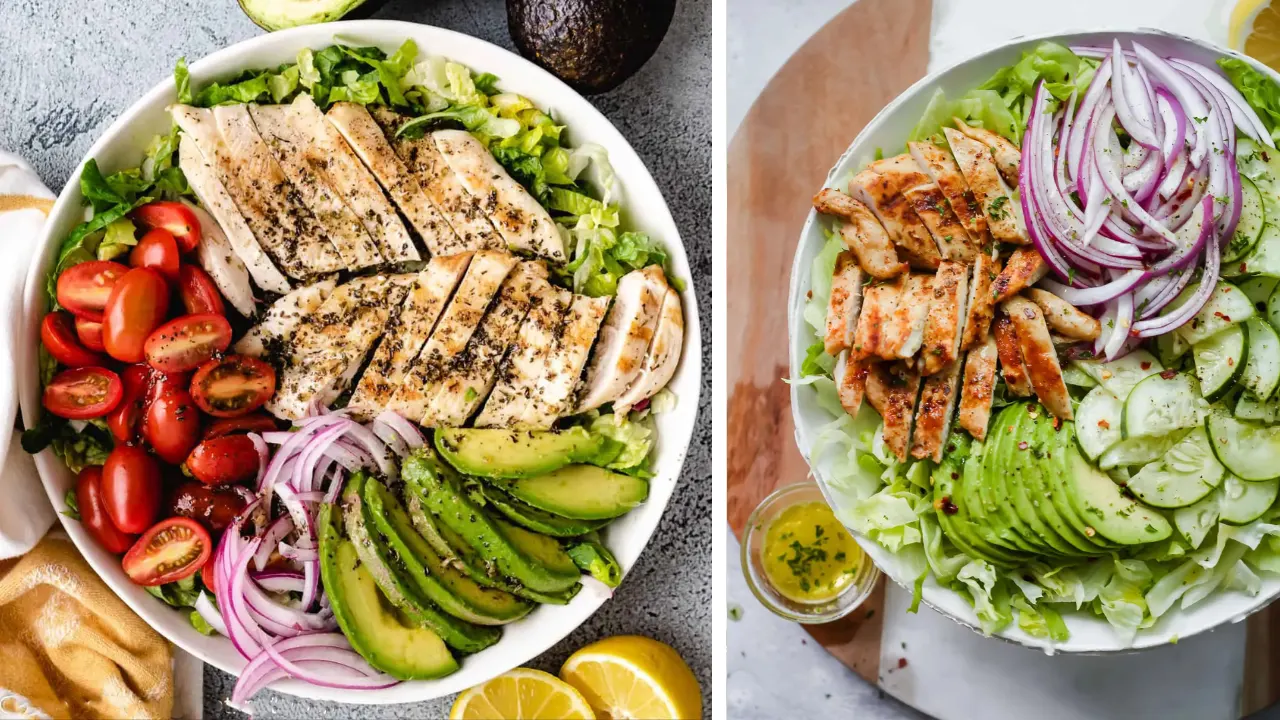 سالاد مرغ کبابی و آووکادو - زنجیره سالیذ